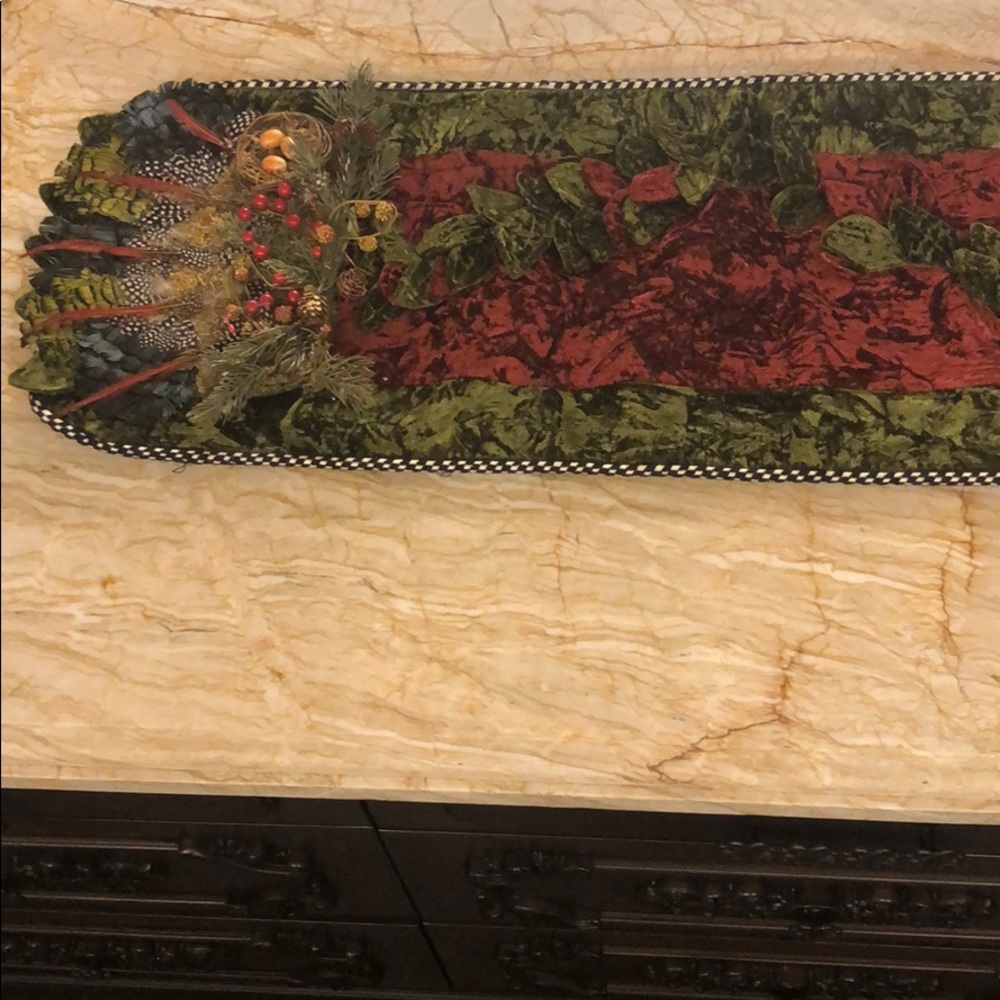 MacKenzie-Childs Christmas Table Runner